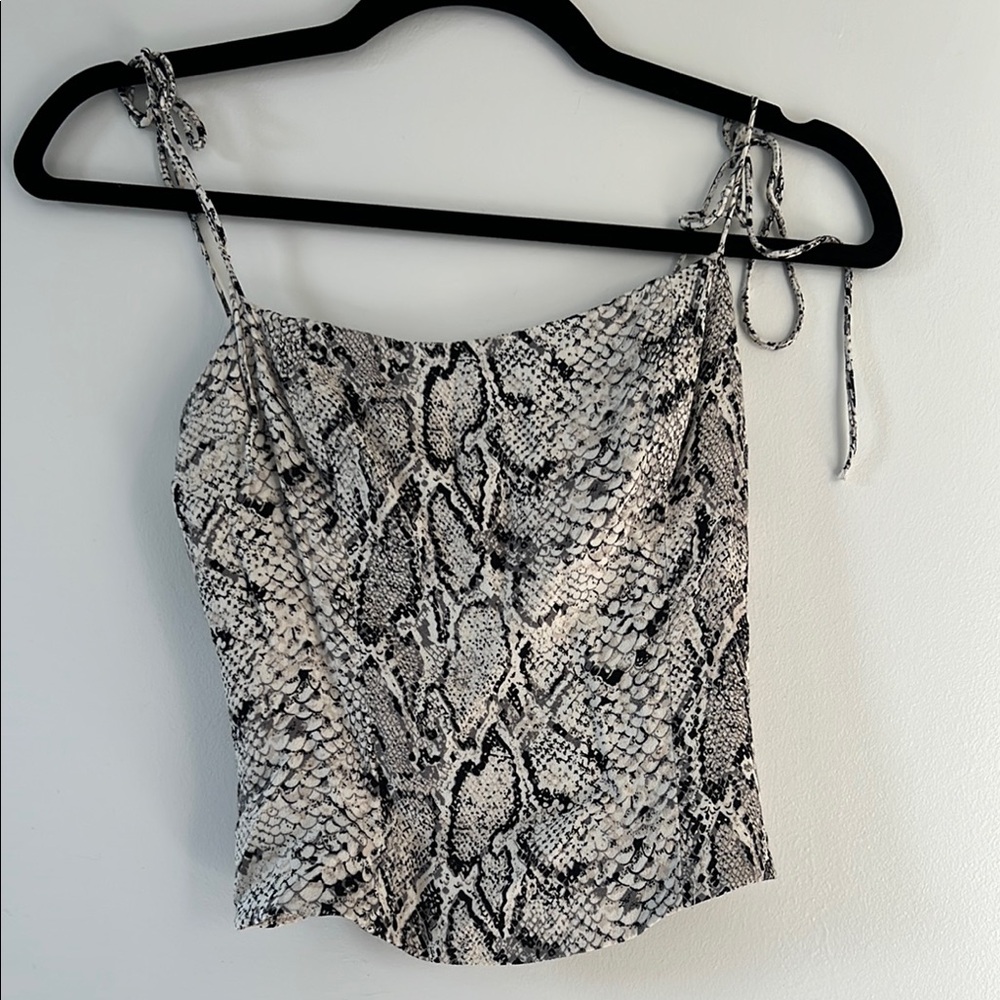 Reformation Snake Print Women's Top